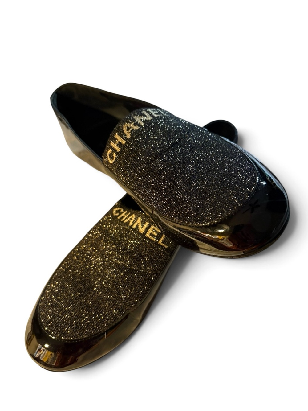 CHANEL 17B Socky CC Loafer in Sz 37.5 (7)